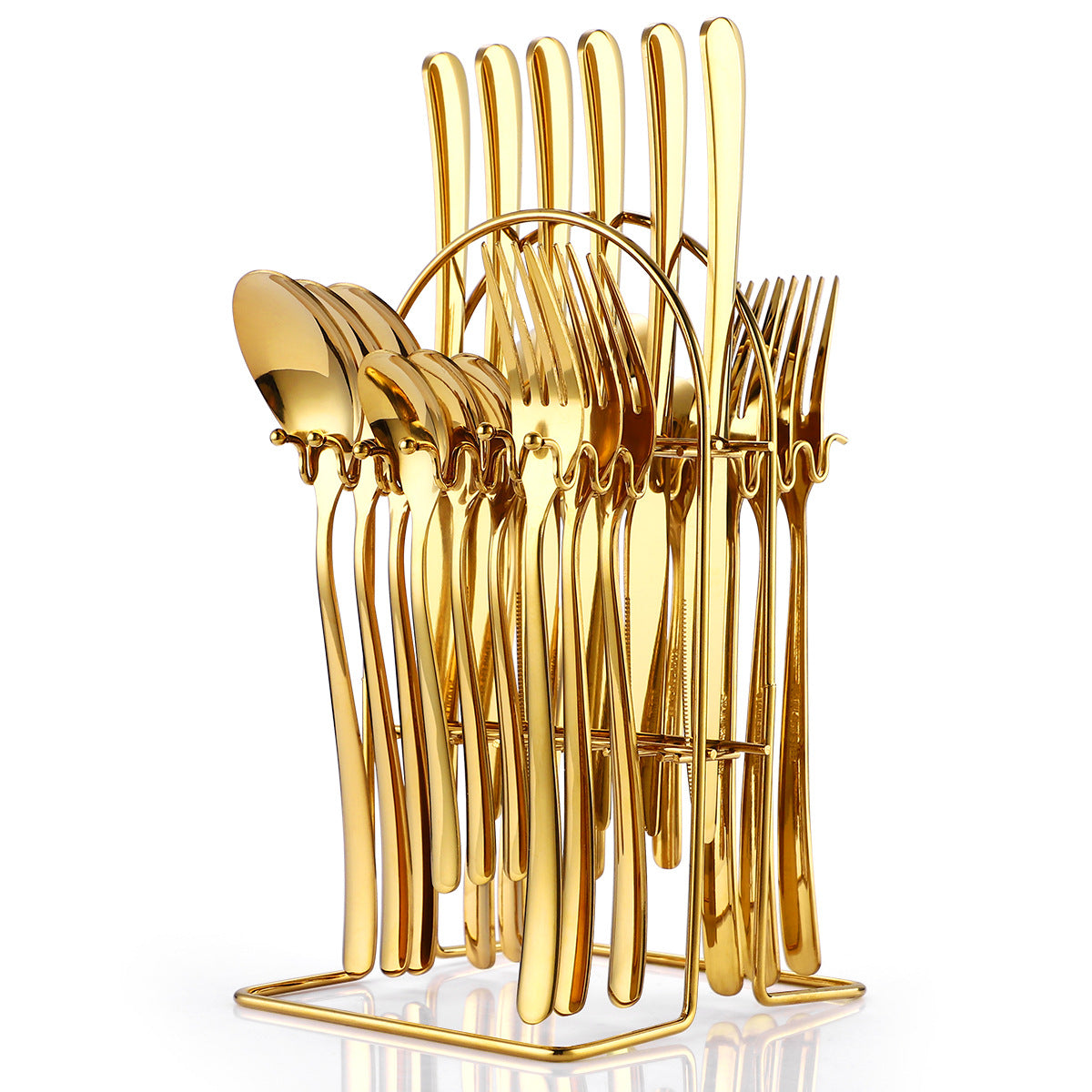 Elevate Your Dining Experience with Our 24-Piece Stainless Steel Cutlery Set